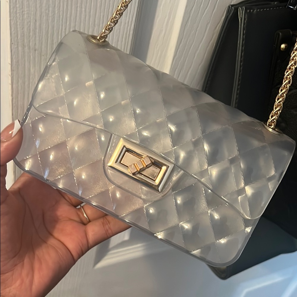 Transparent Quilted Women's Bag